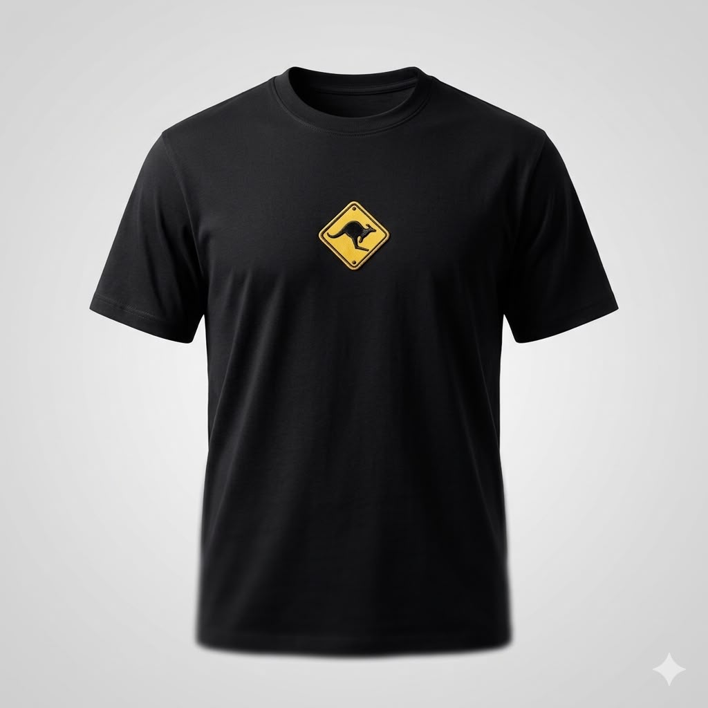 Kangaroo Road Sign Tee