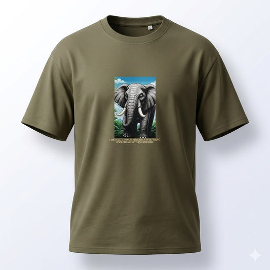 Elephant Oversized Tee | Signature Collection