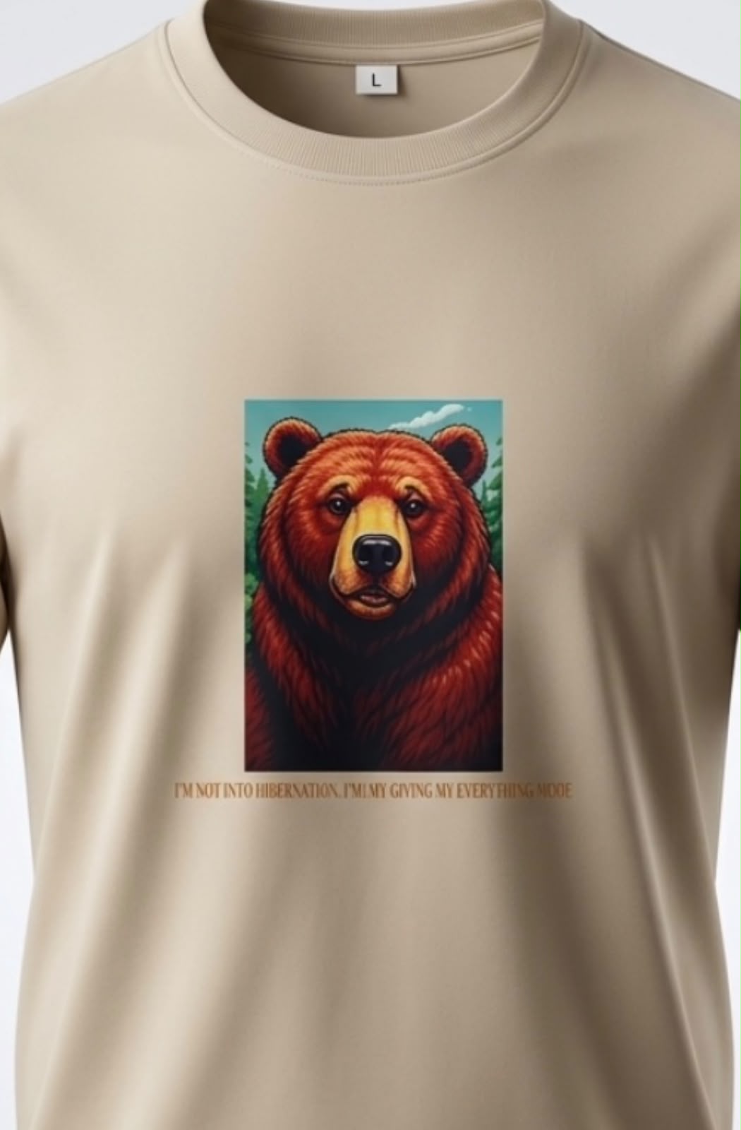 Bear Oversized Tee | Signature Collection