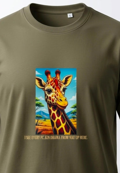 Giraffe Oversized Tee | Signature Collection