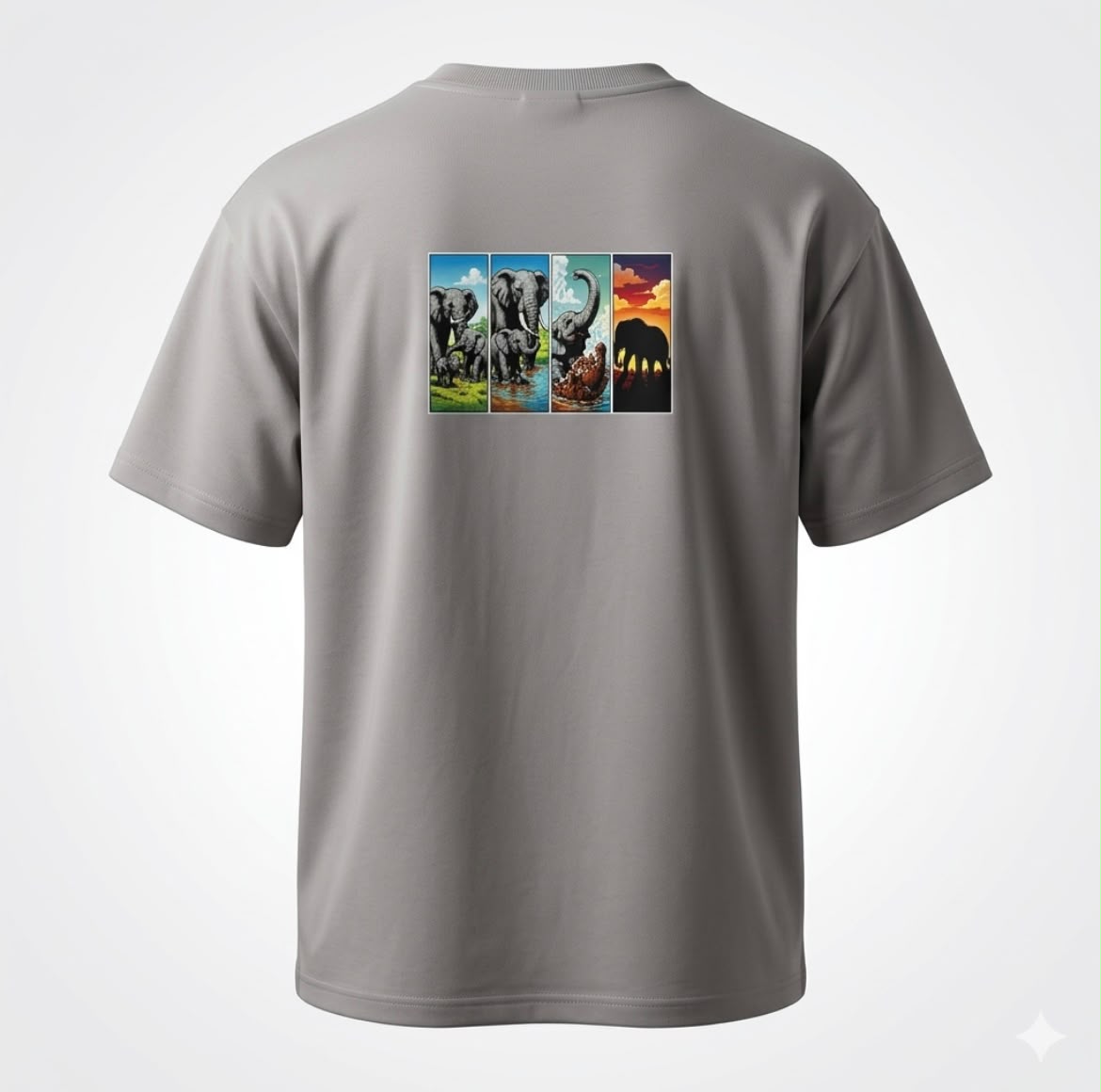 Elephant Oversized Tee | Mighty Collection