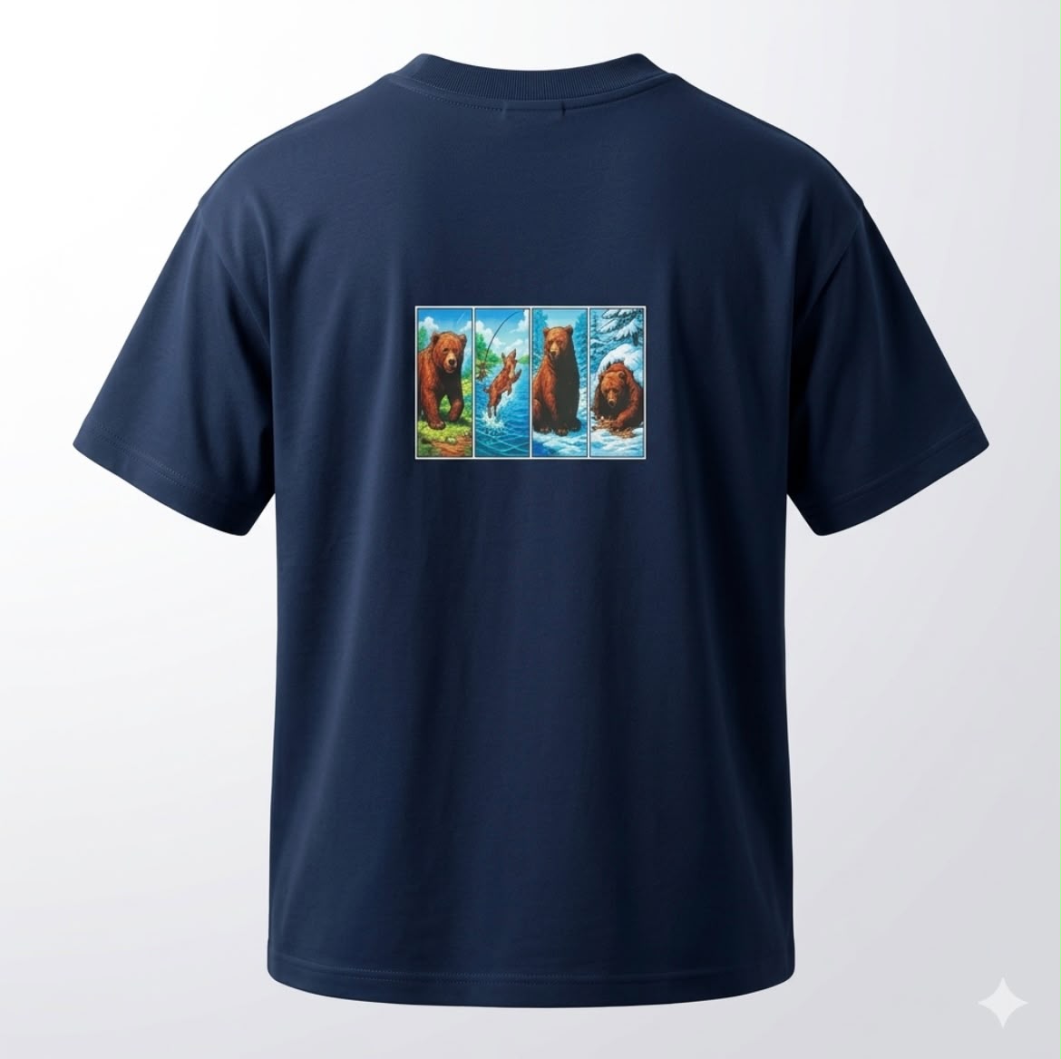 Bear Oversized Tee | Mighty Collection