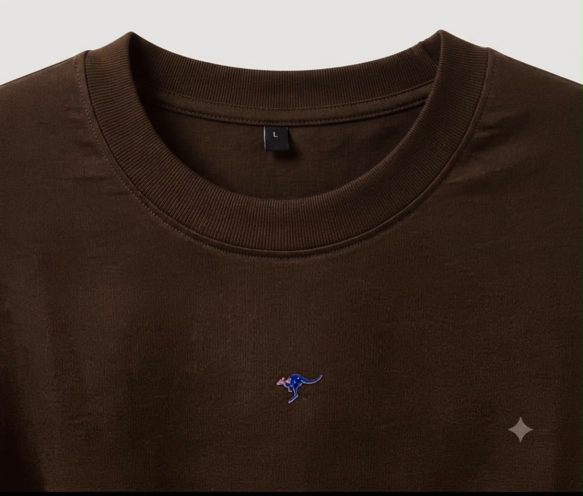 Minimal Tee – Coffee | Essentials Oversized