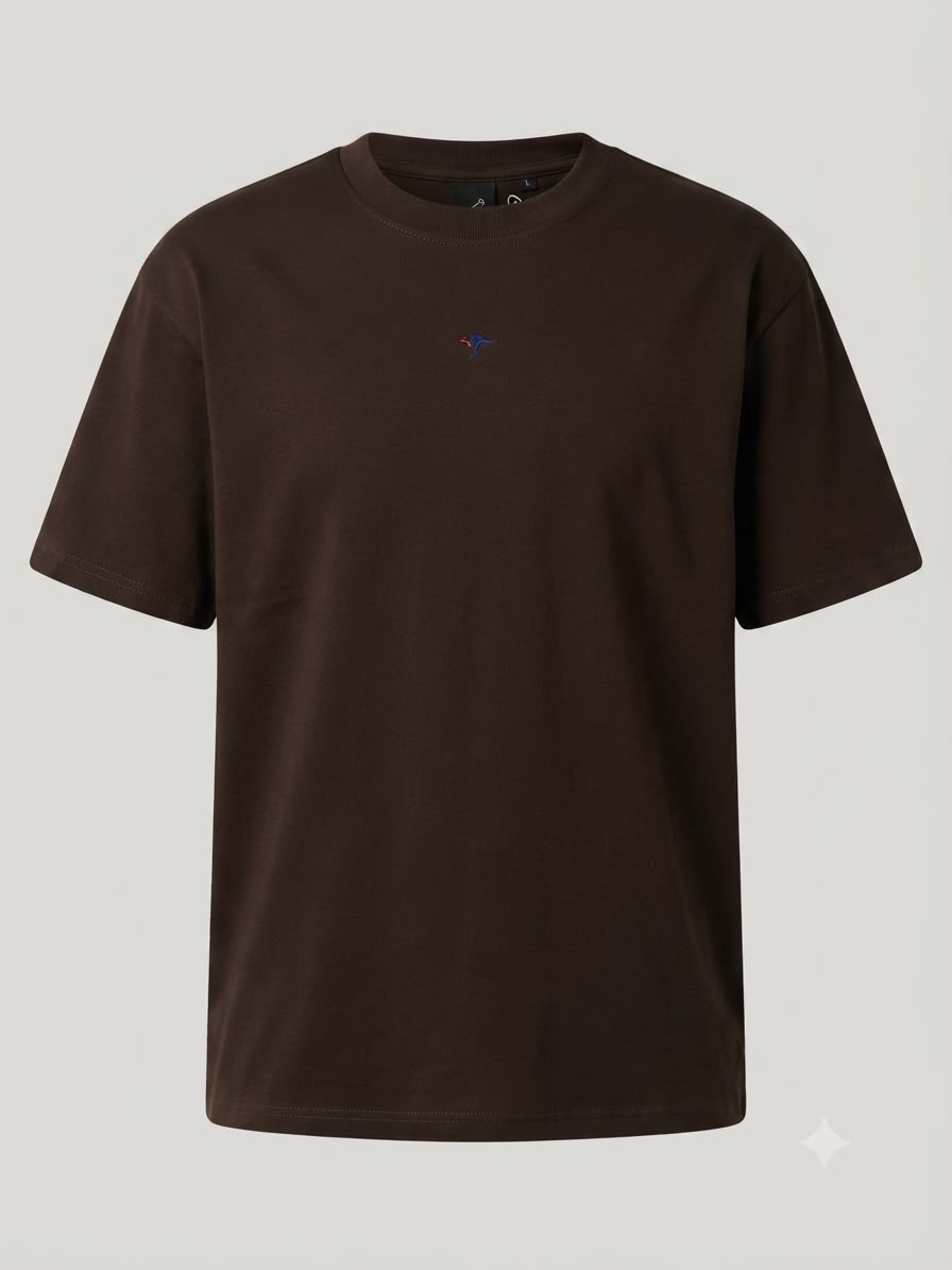 Minimal Tee – Coffee | Essentials Oversized