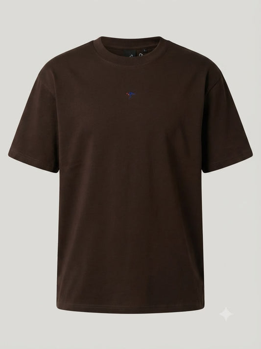 Minimal Tee – Coffee | Essentials Oversized