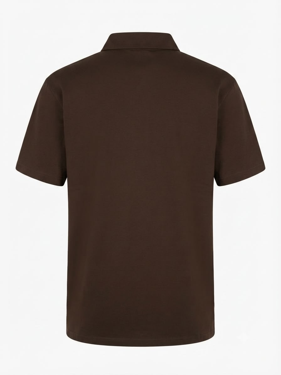Essential Polo Tee – Coffee