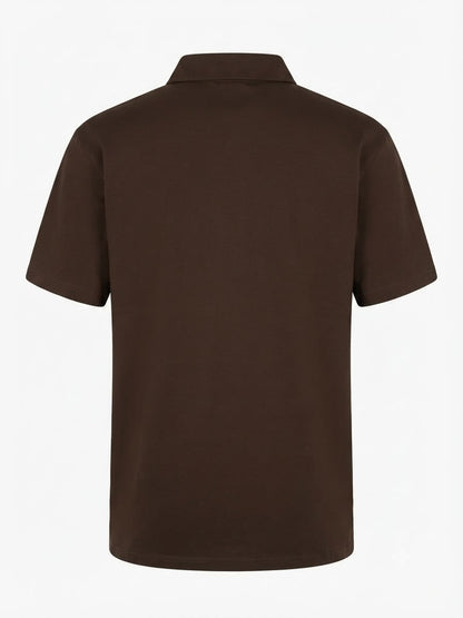 Essential Polo Tee – Coffee