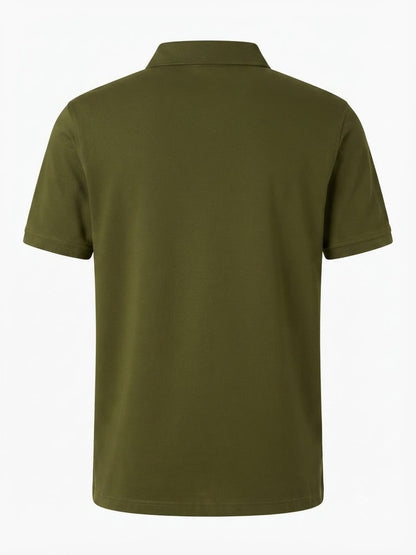Essential Polo Tee – Olive Green