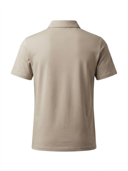Essential Polo Tee – Beige