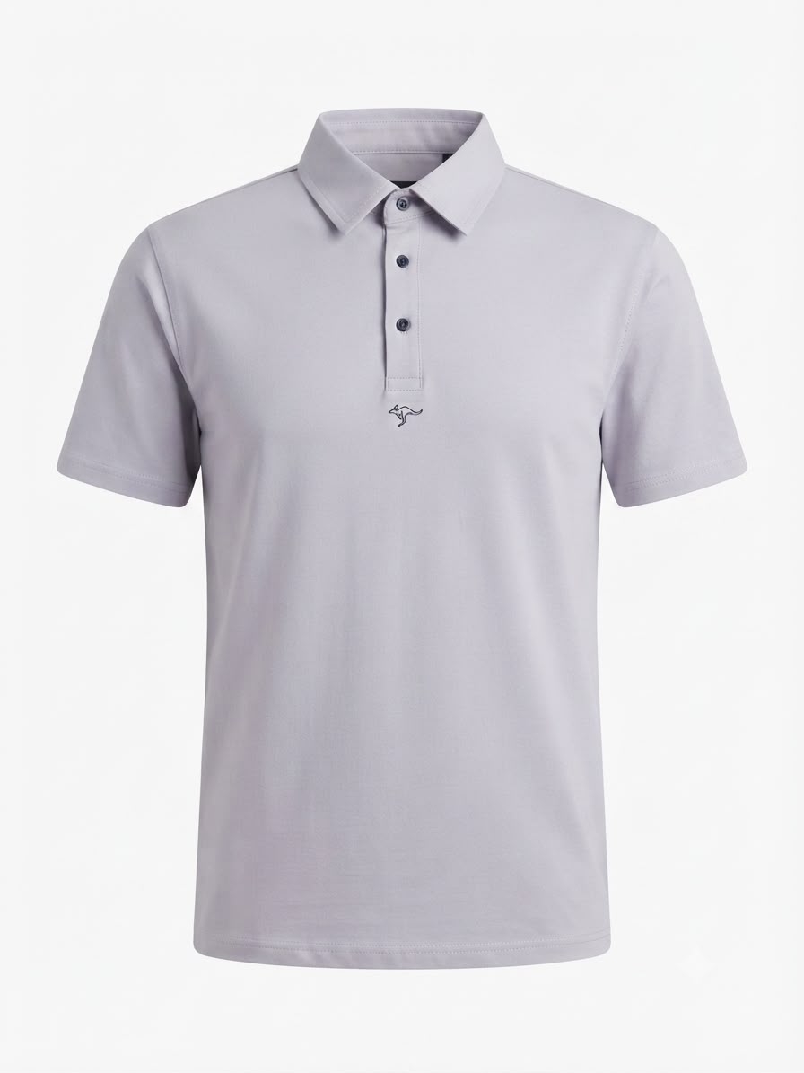 Essential Polo Tee – Lavender Haze