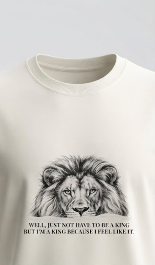 Lion Sketch Tee | Sketch Collection